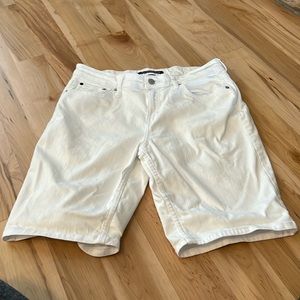 Calvin Klein White Jean Shorts - size 10